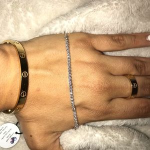 Pandora sparkling strand bracelet